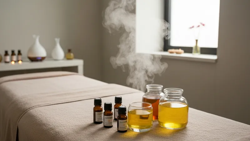 Aromathérapie et massage pour le stress