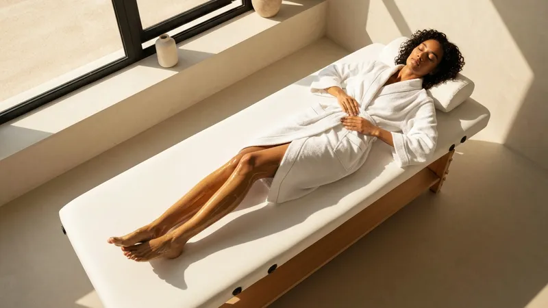 Auto-massage avec huile