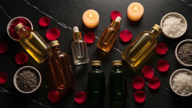 Comparatif des huiles de massage