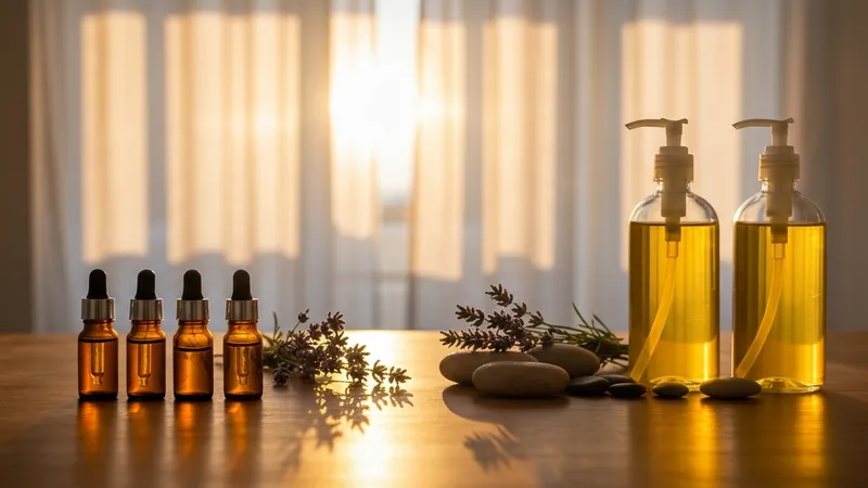 Différences entre huiles essentielles et huiles de massage