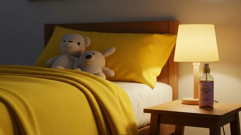 Huile de massage adaptée aux enfants