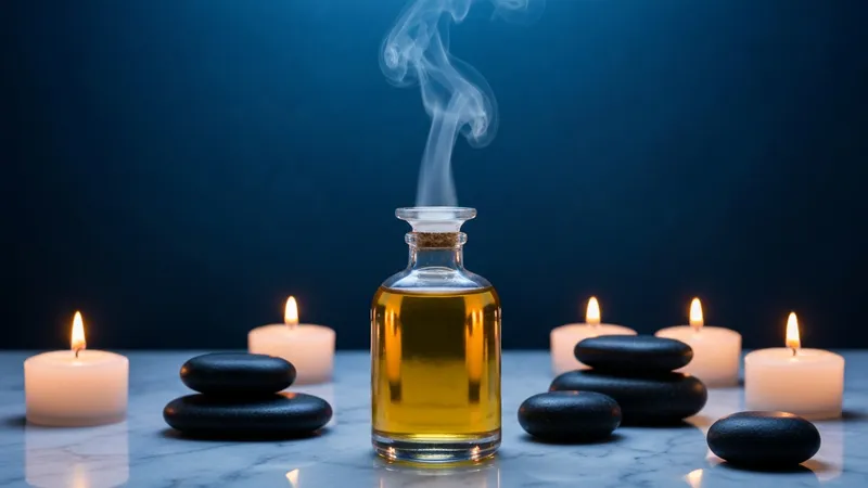 Huile de massage chaude