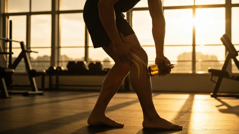 Huile de massage pour les sportifs