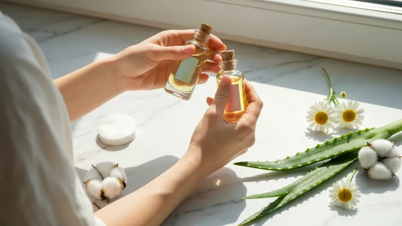 Huile de massage pour une peau sensible