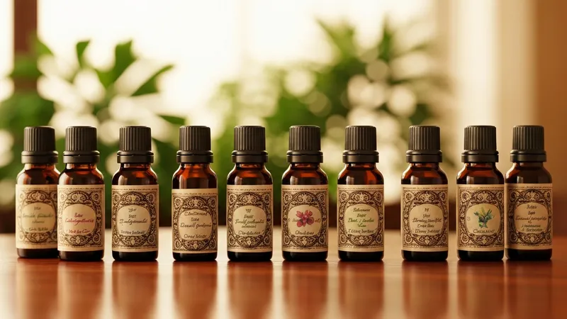 Huiles de massage parfumées