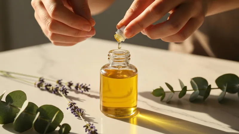 Préparer une huile de massage aromatique