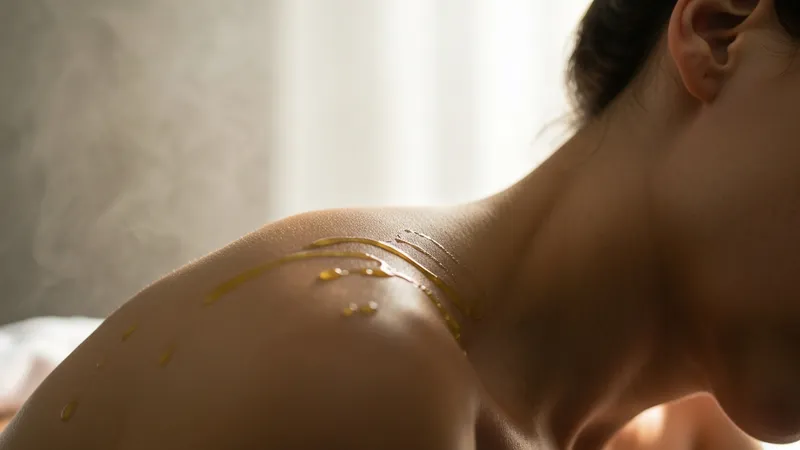 Routine quotidienne huile de massage