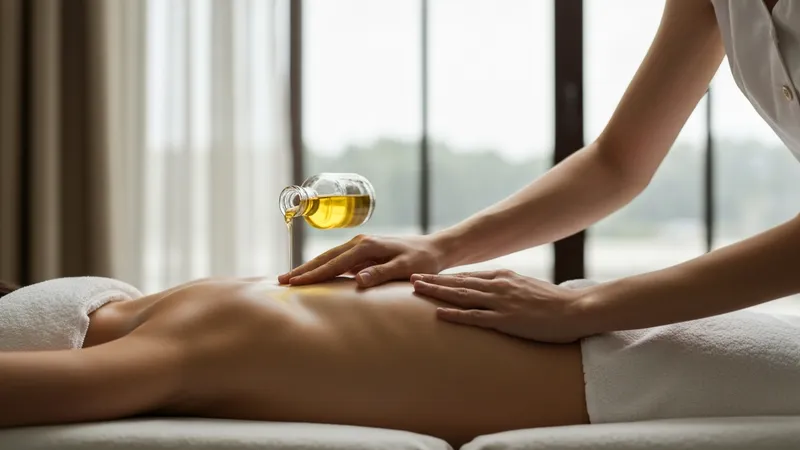Techniques de massage avec huile