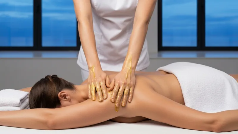 Techniques de massage des tissus profonds avec huile